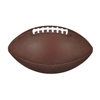 Ballon de rugby professionnel marron pour adultes, personnalisable avec logo, en cuir PU haute résistance, imprimé, pour entraînements et matchs, tailles 3, 6, 9