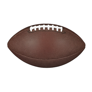 Balón de Fútbol Clásico Marrón, Cuero PU Resistente, Diseño Sólido, para Entrenamiento y Partidos, Talla 3 - Product Image 1