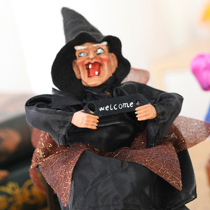 Nouvelle Poupée d'horreur de la <span class=keywords><strong>Chambre</strong></span> <span class=keywords><strong>des</strong></span> <span class=keywords><strong>Secrets</strong></span> pour Halloween, Sorcière qui frappe, Accessoire décoratif pour maison hantée, en plastique, à piles - Product Image 4