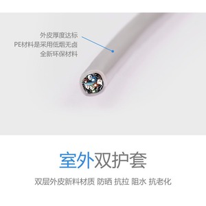 Cat5e Pure Copper Network <b>Cable</b> 305 Meters For Surveillance And Computer Use Indoor Outdoor PVC Jacket - Product Image 5