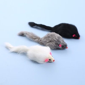 Juguete Interactivo para Gatos: Ratón de Peluche Grande con Sonido de Piedra Arenisca para Simular la Caza de Ratones - Product Image 2
