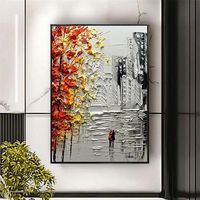 Peinture à l'huile abstraite peinte à la main de style japonais sur toile, art mural de dessin animé, décoration de salon, décoration de salon, unique, originale, moderne