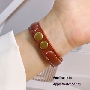 สายนาฬิกาหนังแท้ฟอกฝาดแบบวินเทจ Upro สำหรับ Apple Watch Ultra Series 10 9 8 7 SE ขนาด 45 มม. 49 มม. - Product Image 4