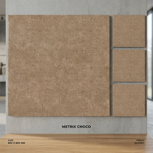 Baldosas de Porcelana con Aspecto de Hormigón 600x600mm, Cerámica Esmaltada Mate para Suelos de Salón - Product Image 3