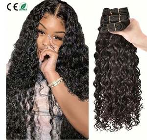 Extensiones de Cabello Virgen Brasileño Remy Amygirl 10A, de 8 a 30 Pulgadas, Liso Sedoso, Ondulado, con Cutícula Alineada, Cabello Humano Natural, 100g - Product Image 1