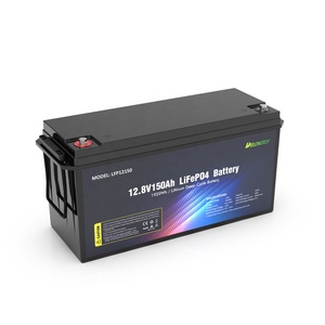 Batterie au lithium Delongtop 12V avec BMS et borne solaire 150Ah, batterie de stockage d'énergie LFP12100 - Product Image 4