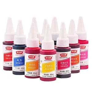 Wanlihao essbare rote schwarze Farbe Pigment Lebensmittel farbstoff Verwendung für Fondant Kuchen Dekoration DIY Backen Kuchen Werkzeuge Zubehör