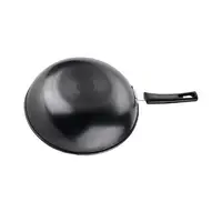 뜨거운 제품 woks 중국 주철 wok 작은 주철 라운드 바닥 wok