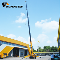 Grue mobile sur chenilles DigMaster Small Spider, hauteur de levage 21 m, électrique/à essence, entraînement hydraulique, capacité personnalisable