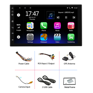 Nhà Máy Cung Cấp Âm Thanh Xe Hơi Hệ Thống 7 Inch 1 + 16G Android Đài Phát Thanh Xe Phổ Stereo Màn Hình Cảm Ứng Android Autoradio - Product Image 6