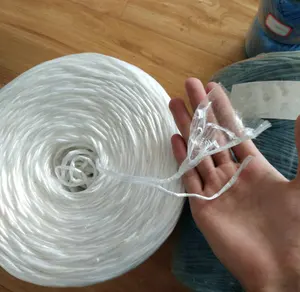 Tốt UV kháng PP Baler <span class=keywords><strong>twine</strong></span> màu xanh trắng phân hủy sinh học PP Raffia hay baling <span class=keywords><strong>Polypropylene</strong></span> <span class=keywords><strong>twine</strong></span> cho nông nghiệp - Product Image 3