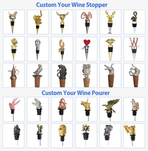 Bán Buôn Thiên Nga Pha Lê Trang Trí Nội Thất Phụ Kiện Rượu Vang Chai Nút Chai Ủng hộ Đám Cưới Quà Tặng Tái Sử Dụng Rượu Sâm Banh Kim Cương Rượu Stopper - Product Image 6