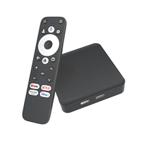 Fabrika Fiyatı En Yeni Android 12 Akıllı TV Kutusu Amlogic S905Y4 Dört Çekirdekli 32GB ROM 4K Çift Bantlı WiFi 5.0 Akış Medyası için