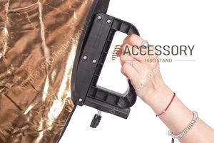 لوحة عاكسة معدنية قابلة للطي 60x75 <span class=keywords><strong>5</strong></span> في 1 بمقبض-موزع أبيض فضي ذهبي أسود لاستوديو إضاءة التصوير الفوتوغرافي - Product Image 2