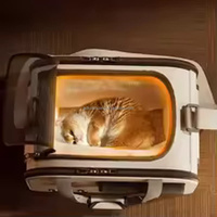 Sac à dos de transport pour animaux de compagnie, grande capacité, chaud, pour l'hiver, portable, à porter en bandoulière, pour chien et chat, pour les sorties, les voyages de courte durée et les escapades de week-end