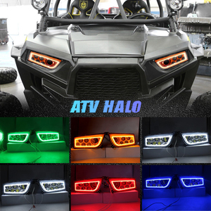 Polaris Atv/utv pièces 2014-2016 2015 ATV UTV Halo Ring RGB phare RZR XP 1000 900 XP Turbo RZR Halo Led phare pour Polairs - Product Image 2