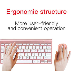 Ensemble <span class=keywords><strong>clavier</strong></span> et <span class=keywords><strong>souris</strong></span> sans fil au prix d'usine, pour ordinateur de bureau, ordinateur portable, jeux, bureau, professionnel, 2,4 G - Product Image 2
