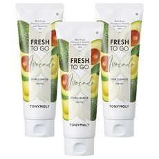 Tony Moly per freschi di Avocado schiuma detergente viso 170ml 3ea confezione pulizia profonda rassodante con glicerina amminoacidica - Product Image 1