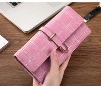 Portefeuille long multi-poches tendance pour femmes et jeunes filles, couleurs vives, vente en gros, modèle 2026, super succès commercial, porte-monnaie