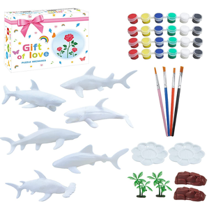 <span class=keywords><strong>Kit</strong></span> de bricolage artisanat & Art Set peinture enfants faites votre propre Animal marin Figurines 3D peinture plâtre <span class=keywords><strong>kit</strong></span> pour enfants garçons filles cadeau - Product Image 1