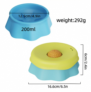 Gamelle anti-glouton en silicone à moule exclusif pour chiens et chats |   Tapis à lécher liquide pour animaux de compagnie - Product Image 5
