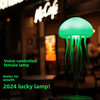 Lumières de couleur variables populaires détection de son intelligente méduse pendante lampe à LED Mini veilleuses amusantes pour enfants cadeau de noël