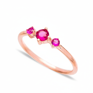 Three Zircon Stone Design <b>CZ</b> Cluster <b>Ring</b> Wholesale Turkish Handmade Rhodium Plated 925 Sterling Silver Jewelry Elegant Classic - Product Image 2