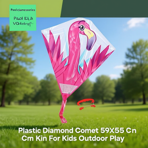 Aquilone in plastica Diamond Comet 59X55 cm per bambini, per giocare all'aperto - Product Image 3