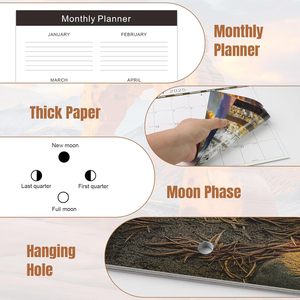 Calendrier mural 2026, 18 mois, Parcs nationaux, 2026-2027, <span class=keywords><strong>grand</strong></span> calendrier en papier offset avec taille personnalisable - Product Image 5