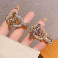 Bracelet tendance en laiton plaqué or 18 carats, géométrique, étanche, avec zircone Pava, bijoux empilables