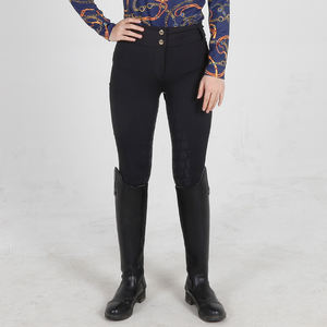 KY1009 80% 나일론 20% 스판덱스 숙녀 승마 바지 승마 의류 기사 장비 전체 좌석 실리콘 바지 - Product Image 4