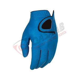 Venta al por mayor de guantes de golf de diseño personalizado de las mujeres de color azul transpirable antideslizante impermeable izquierda y derecha guantes deportivos - Product Image 6
