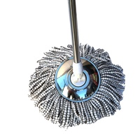 Outils de nettoyage de maison bâton de trapèze magique nettoyeur rotatif de sol balai à franges en acier inoxydable ensemble de seaux hélicoïdaux et serpillière 360