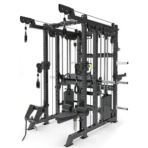 Equipo de Gimnasio Comercial al por Mayor, Jaula de Cables Smith de Acero de 3 mm, Soporte para Sentadillas con Pesas - Product Image 1