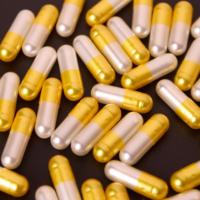 Capsules en gel acrylique perle or, 20 pièces, personnalisées, vides, promotion
