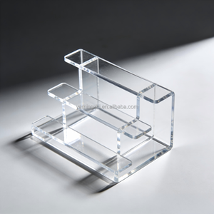 Étagère de présentation en acrylique transparente à plusieurs niveaux, design moderne, <span class=keywords><strong>petite</strong></span>, pour figurines, desserts, cosmétiques - Product Image 6