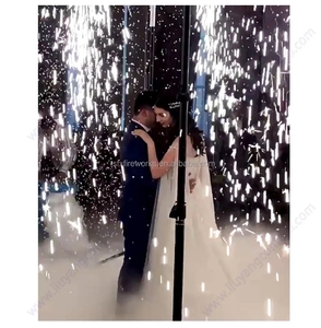 360 rotierende Hochzeits dekoration Pyro technische Tanz veranstaltung liefert Prop <span class=keywords><strong>Party</strong></span> Bühne Hintergrund Dekor Ausrüstung für Feuerwerk - Product Image 3