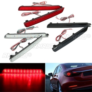 ไฟสะท้อนแสงกันชนหลัง 24LED 2 ชิ้น สำหรับ Mazda 3 ปี 04-09 ใช้เป็นไฟเบรก ไฟเลี้ยว ไฟหรี่ ไฟเตือนจอดรถ ไฟขับขี่กลางคืน และไฟตัดหมอก - Product Image 1