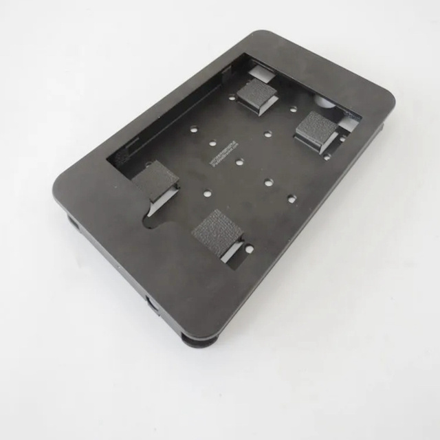 Custom Sheet Metal Cover Monitor Support Holder Removable Snap-On Cover On-Wall Tablet Mount Anti-Theft Tablet Mount Enclosure