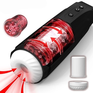 Masturbatore Maschile Telescopico e Rotante a 10 Velocità, Coppa in Silicone Morbido, Giocattoli Sessuali, Massaggiatore - Product Image 5