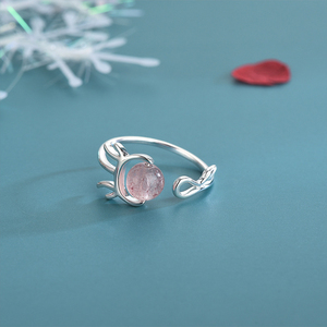 Spinner de girando lindo alce Apertura de plata 925 cristal anillo - Product Image 2