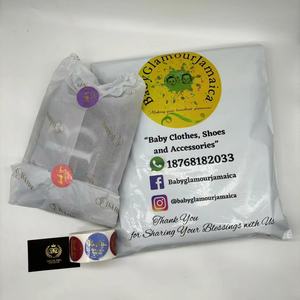 Biểu tượng tùy chỉnh in logo đầy đủ màu sắc Poly vận chuyển bưu phẩm trắng mô hình gửi thư Túi - Product Image 2