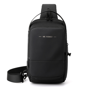Sac bandoulière antivol pour homme, sac de poitrine, sac banane, sac messager avec serrure à code, idéal pour les loisirs, les activités de plein air et les voyages - Product Image 1
