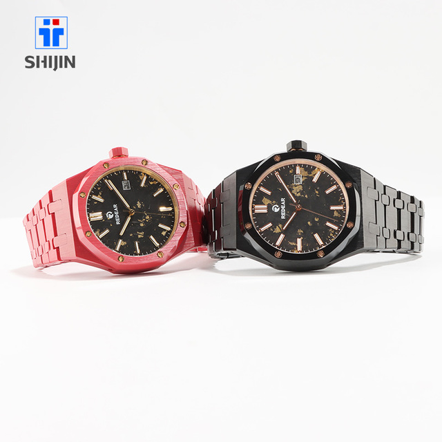 High End Luxury Miyota Mechanical Automatic Analog Water Resistant Watch for Men with Ceramic Case and Sapphire Glass