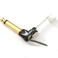 Connecteur Jack à Angle droit 6.35MM, 1 pièce, Mono/stéréo 6.3MM, connecteur mâle en laiton plaqué or 1/4 pouces avec connecteur Microphone