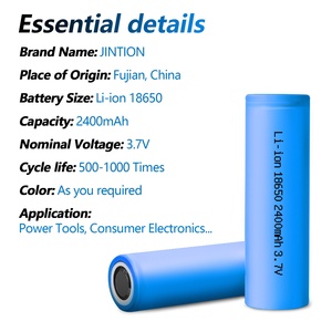 18650 2400mahセルリチウムリチウムイオン電池3.7v18650電池ラップトップモバイル電源DIY用 - Product Image 2