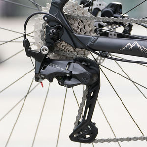 Bicicleta de Montaña Ligera de 27.5 Pulgadas, 9 Velocidades, Cuadro de Aluminio AL6061, Cables Internos, Frenos de Disco Hidráulicos, Horquilla con Bloqueo Manual para Todoterreno - Product Image 5