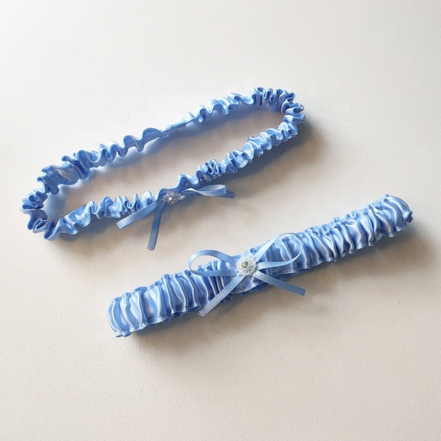 Blue Garters for Brides: Elegant Wedding Accessories Collection