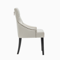 Chaise de salle à manger en métal, mobilier de salle à manger moderne, chaise de salle à manger nordique, vente en gros