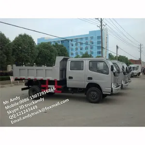 Dongfeng RHD double cab 2 ton dump truck